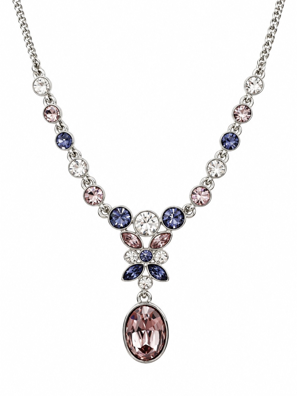 Givenchy Elegant multicolor in Silver tone Necklace